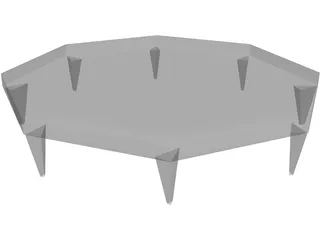 Table 3D Model preview