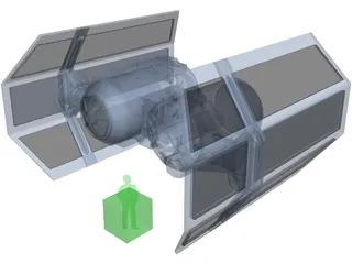 Star Wars Imperial TIE Bomber 3D Model preview