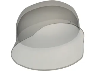 WW2 Nazi Helmet 3D Model preview