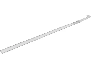 Naginata 3D Model preview