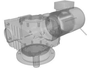 Electrical Engine 3D Model preview