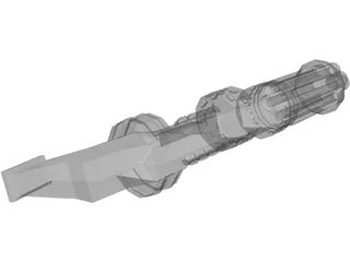 Gun 3D Model preview