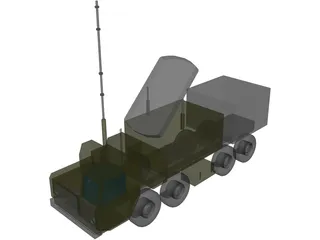 SA10 Par Truck 3D Model preview