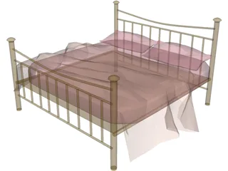 Bed 3D Model preview
