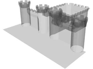 Castle Keep 3D Model preview