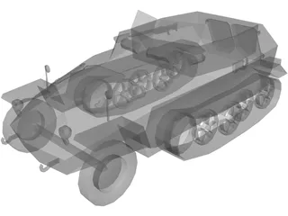 KFZ 250 3D Model preview