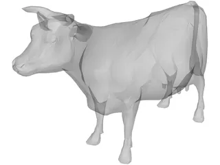 Bull Udder 3D Model preview