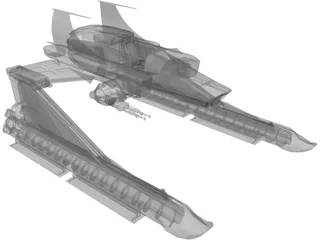 Skimmer 3D Model preview