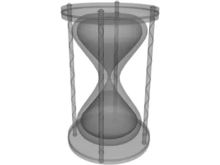 Hourglass 3D Model preview