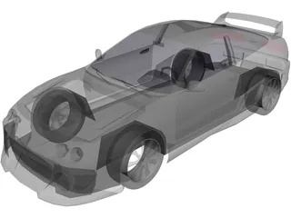 Honda Integra Type-R [Tuned] 3D Model preview