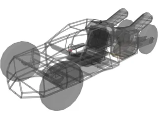 Dune Buggy 3D Model preview