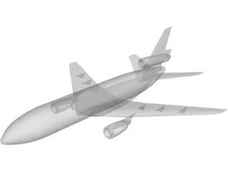 McDonnell Douglas DC-10 3D Model preview