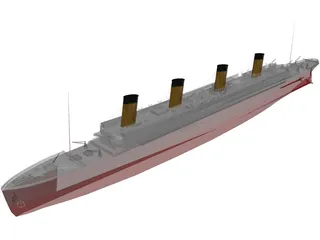 Titanic 3D Model preview