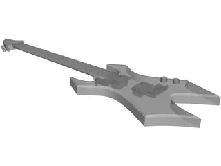 Guitar Electric 3D Model preview