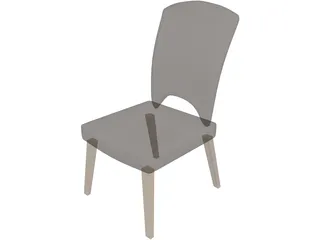 Chair Restuarant 3D Model preview