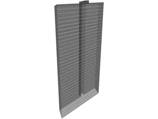 Skyscraper Munich Park City 3D Model preview