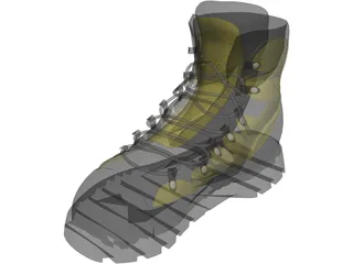 Boot Trekking 3D Model preview