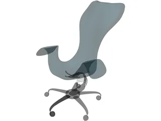 Chair Transparent Future 3D Model preview