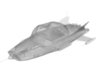 SuperCar 3D Model preview