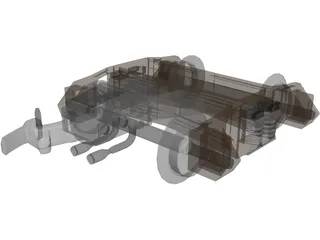 Train Hitch 3D Model preview
