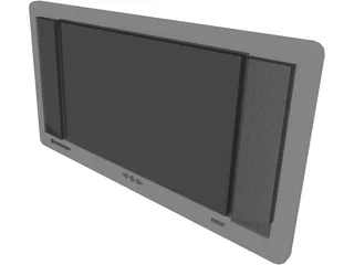 Pioneer LCD TV Wide 3D Model preview