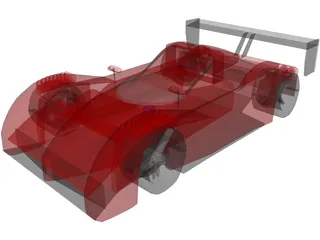 Ferrari GT 3D Model preview