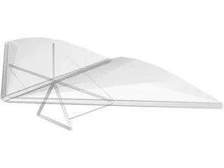 Hang Glider 3D Model preview