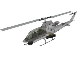 Boeing AH-64 Apache 3D Model preview