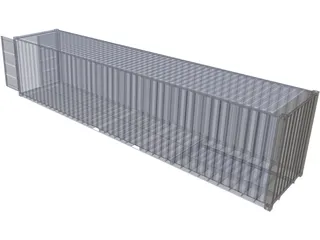 Container 40ft 3D Model preview