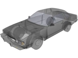 Nissan Silvia S110 3D Model preview