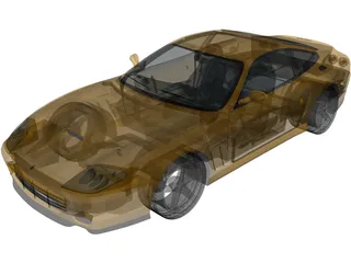 Ferrari 575M Maranello (2002) 3D Model preview