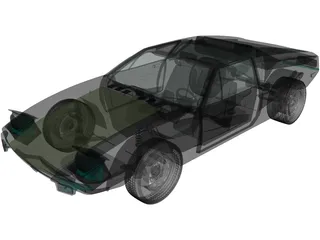 De Tomaso Pantera (1971) 3D Model preview