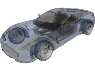 Aston Martin One-77 3D Model preview
