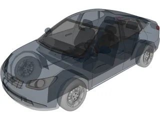 Hyundai Elantra (2011) 3D Model preview