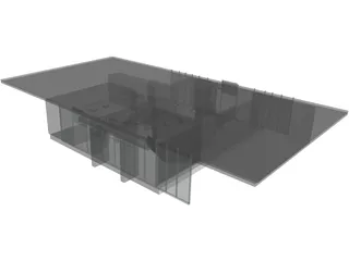 Mercedes-Benz Showroom 3D Model preview