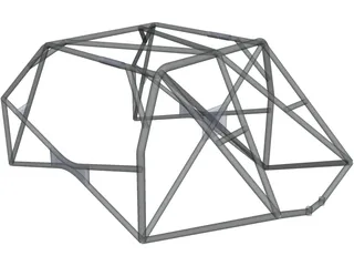 Roll Cage FIA 3D Model preview