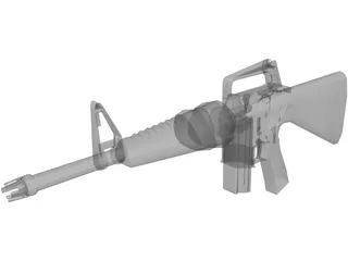 M16 3D Model preview