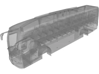 Mercedes-Benz Travego Body 3D Model preview