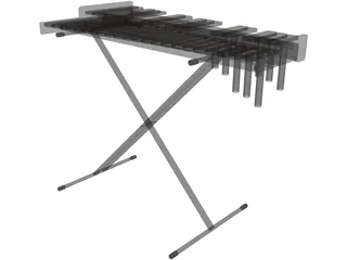 Xylophone 3D Model preview