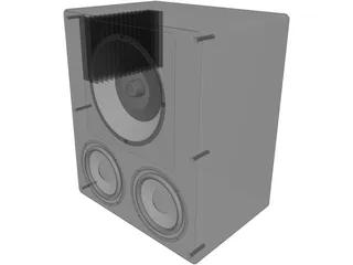 Speaker 3D Model preview