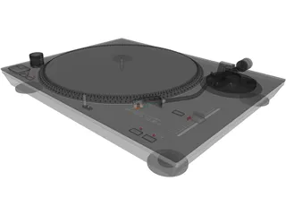 Record Turntable 3D Model preview