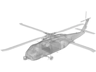 Sikorsky SH-60 Seahawk 3D Model preview