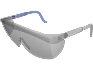 Safety Glasses 3D Model preview