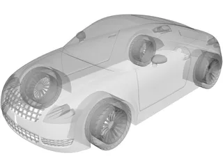 Audi TT 3D Model preview