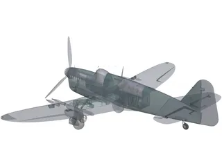 Fairey Firefly 3D Model preview