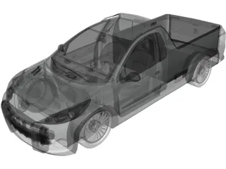 Peugeot Hoggar Concept 3D Model preview