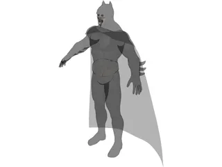 Batman Captain Jack 3D Model preview