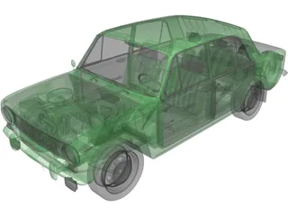 VAZ 2101 3D Model preview