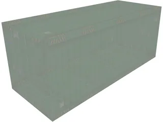 Container 20ft 3D Model preview