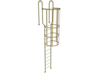 Ladder 3D Model preview